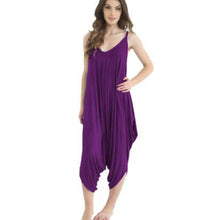Load image into Gallery viewer, Italian Lagenlook Cami Harem Jumpsuit
