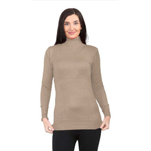 Load image into Gallery viewer, Knitted Turtle Neck Long Sleeve Jumper Top
