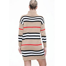Load image into Gallery viewer, Roll Polo Turtle Neck Midi Knitted Jumper
