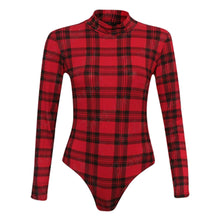 Load image into Gallery viewer, Polo Neck Printed Bodysuit
