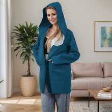 Load image into Gallery viewer, Italian Style Open Front Hooded Jacket
