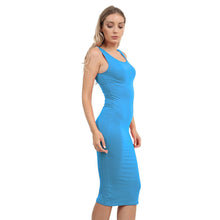 Load image into Gallery viewer, Plain Bodycon Sleeveless Midi Dress
