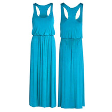 Load image into Gallery viewer, Puffball Balloon Racer Back Maxi Dress
