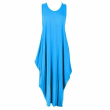 Load image into Gallery viewer, Sleeveless Parachute Midi Plain Dress
