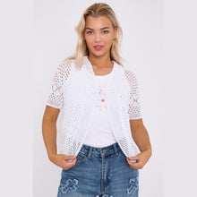 Load image into Gallery viewer, Tie Up Open Front Shrug
