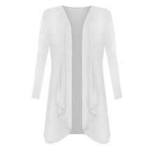 Load image into Gallery viewer, Open Front Long Sleeve Waterfall Boyfriend Cardigan
