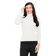 Load image into Gallery viewer, Ribbed Polo Turtle Roll Neck Jumper

