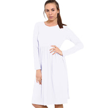 Load image into Gallery viewer, Frankie Swing Plain Midi Dress
