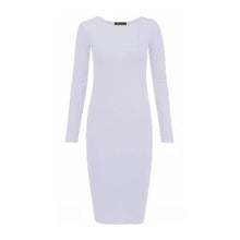 Load image into Gallery viewer, Long Sleeve Bodycon Midi Dress
