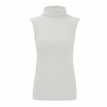 Load image into Gallery viewer, Polo Neck Sleeveless Slim Fit Top

