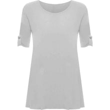 Load image into Gallery viewer, Short Button Sleeve Top
