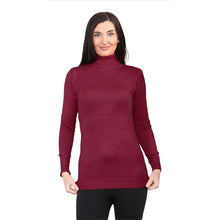 Load image into Gallery viewer, Knitted Turtle Neck Long Sleeve Jumper Top
