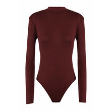 Load image into Gallery viewer, Polo Turtle Neck Bodysuit
