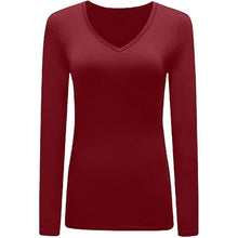 Load image into Gallery viewer, Long Sleeve V Neck Top
