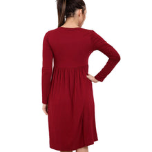 Load image into Gallery viewer, Frankie Swing Plain Midi Dress
