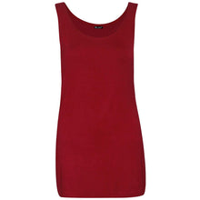 Load image into Gallery viewer, Scoop Neck Sleeveless Plain Vest T-Shirt Top
