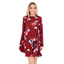 Load image into Gallery viewer, A Line Skater Printed Dress
